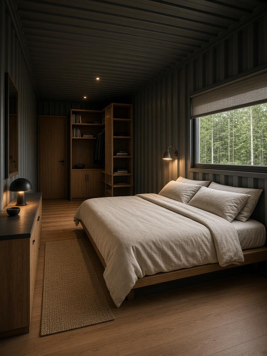 Bedroom Cabin — a finished White Cabins space